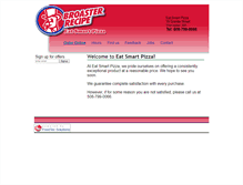 Tablet Screenshot of eatsmartpizza.com